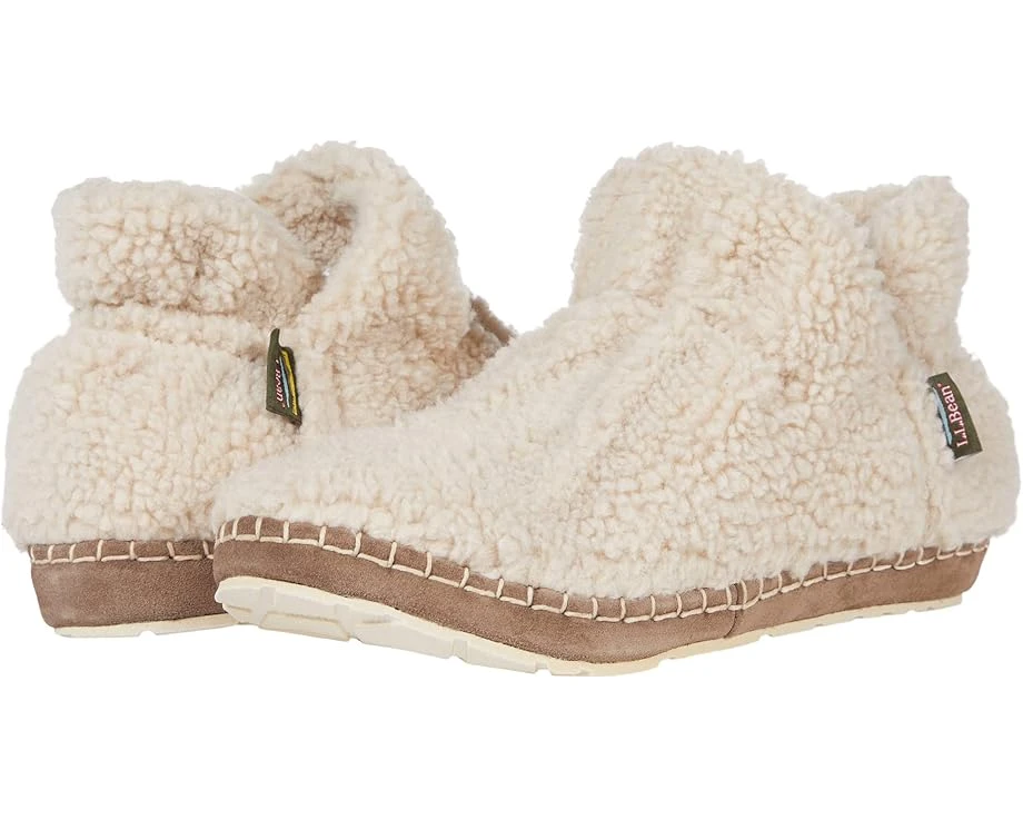 L.L.Bean Cozy Slipper Bootie Pile Fleece 3 L.L.Bean Cozy Slipper Bootie Pile Fleece