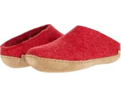 Glerups Wool Slip-On Leather Outsole