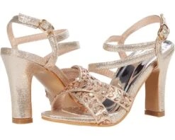 Badgley Mischka Kids Arianna Embossed Sandal (Little Kid/Big Kid)